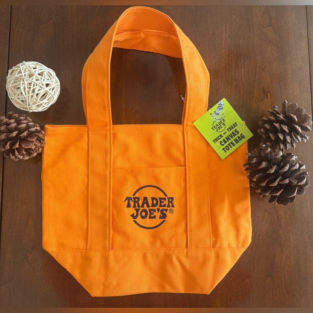 😍Trader Joe's Mini Tote Bag NWT